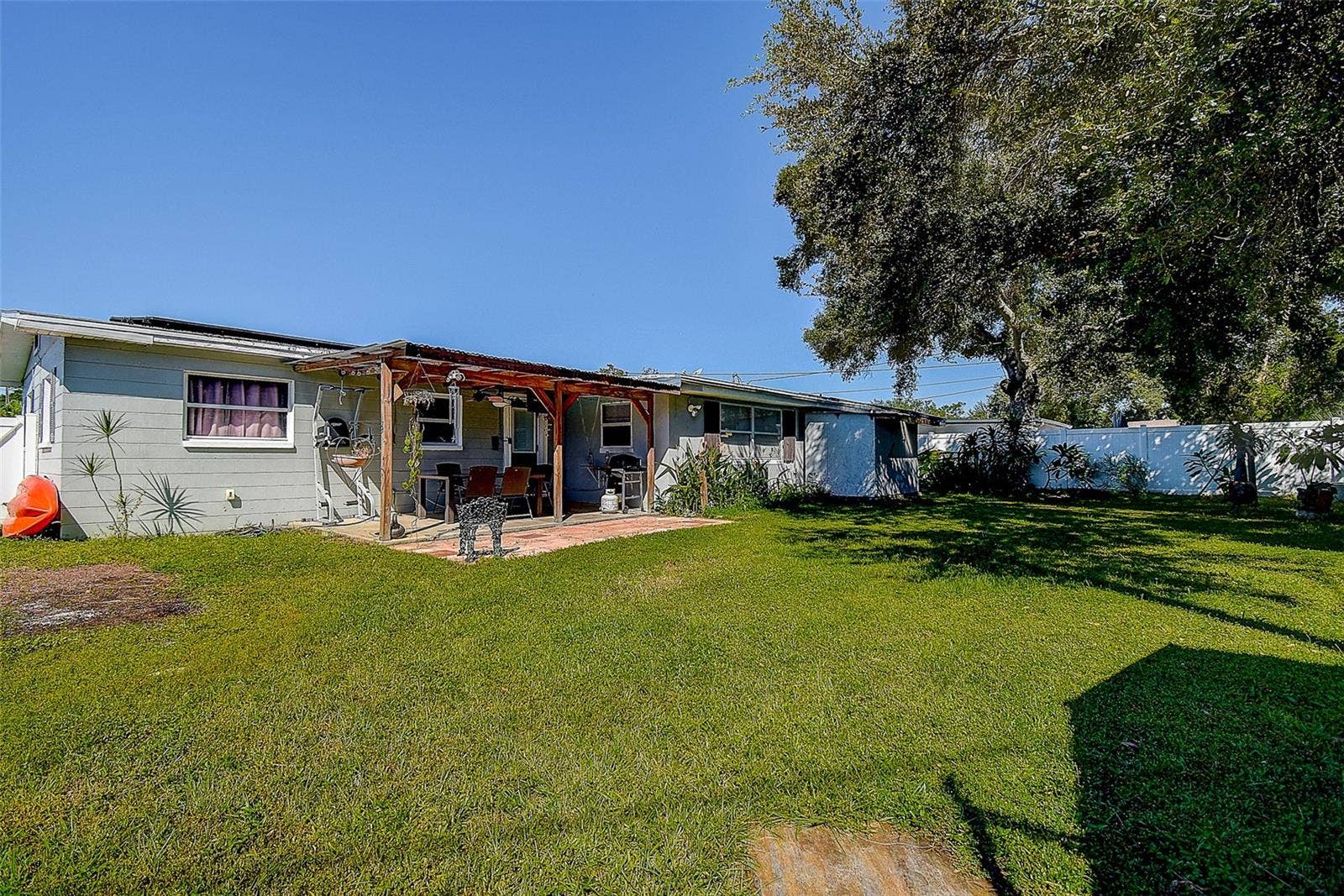 Large Fenced Backyard