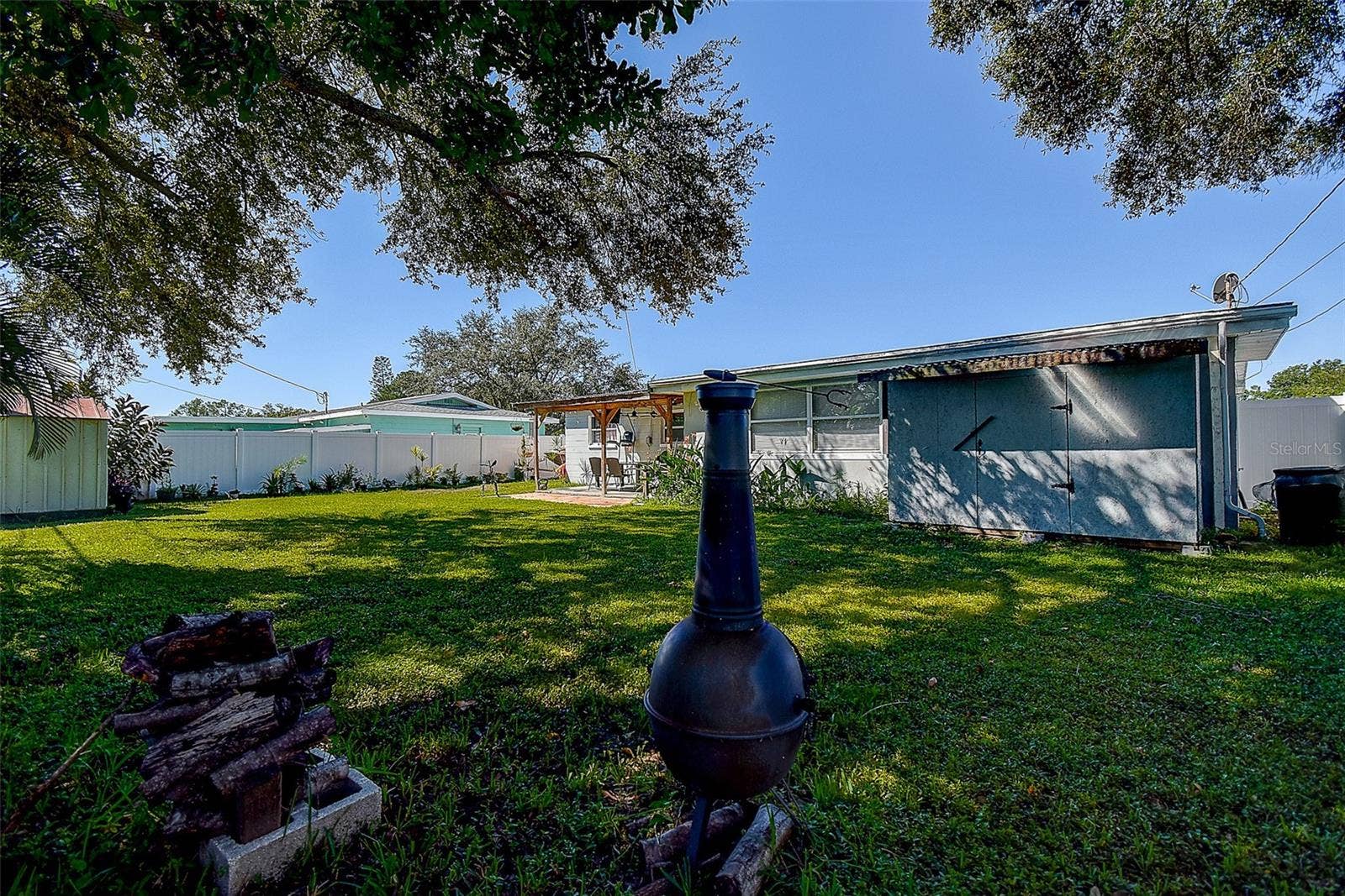 Large Fenced Backyard