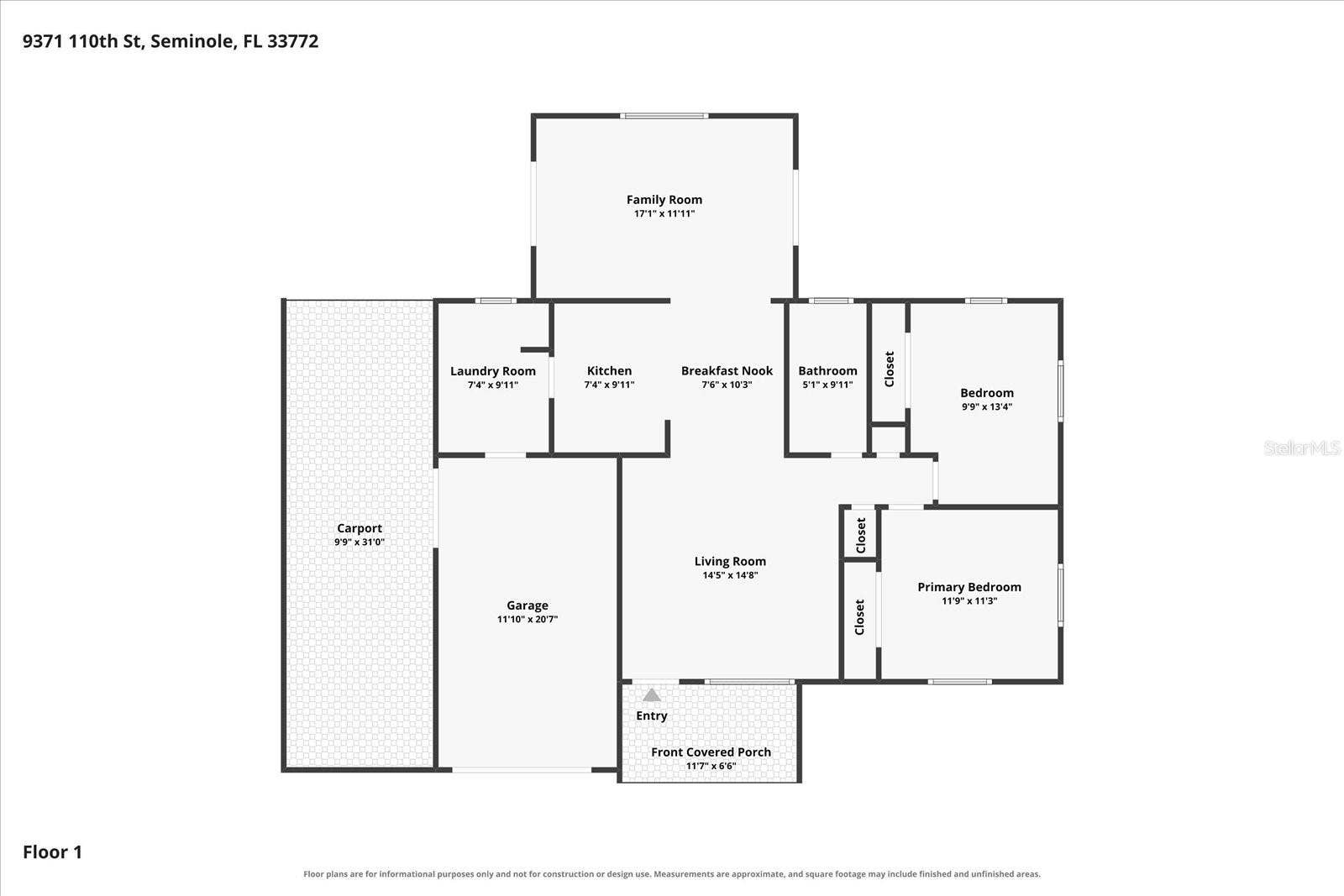 9371 110TH STREET, Seminole, FL 33772 9371 110TH STREET, Seminole, FL 33772