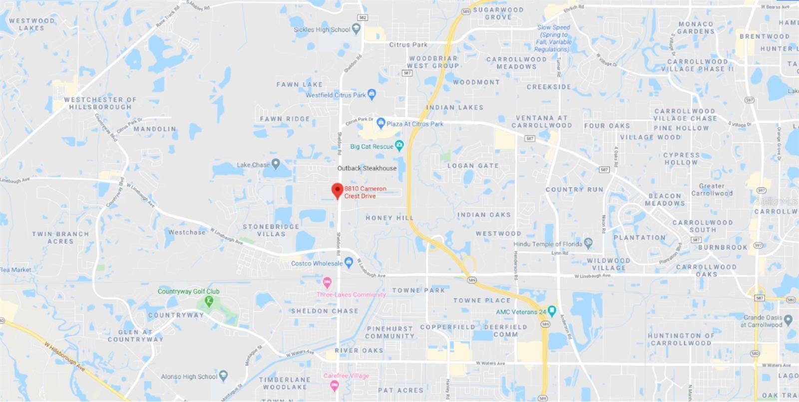 8810 CAMERON CREST DRIVE, Tampa, FL 33626