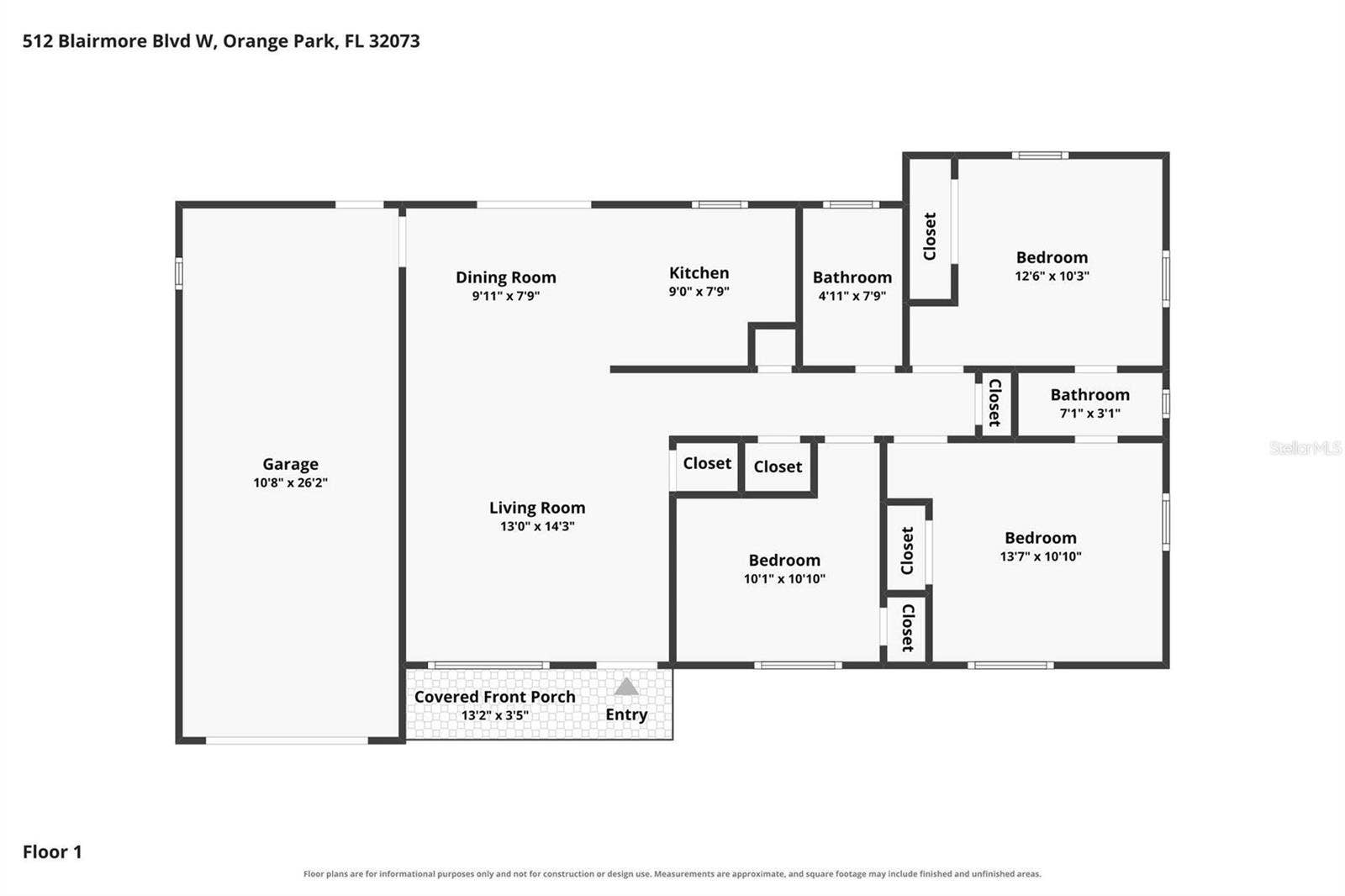 512 BLAIRMORE BOULEVARD W, Orange Park, FL 32073 512 BLAIRMORE BOULEVARD W, Orange Park, FL 32073