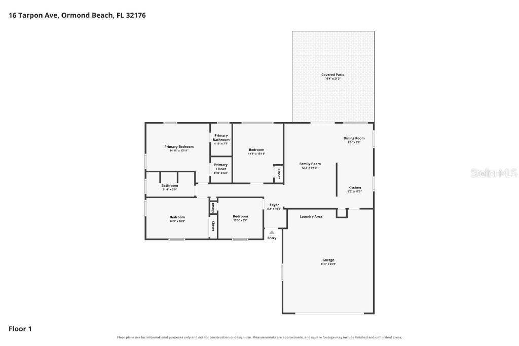 16 TARPON AVENUE, Ormond Beach, FL 32176 16 TARPON AVENUE, Ormond Beach, FL 32176