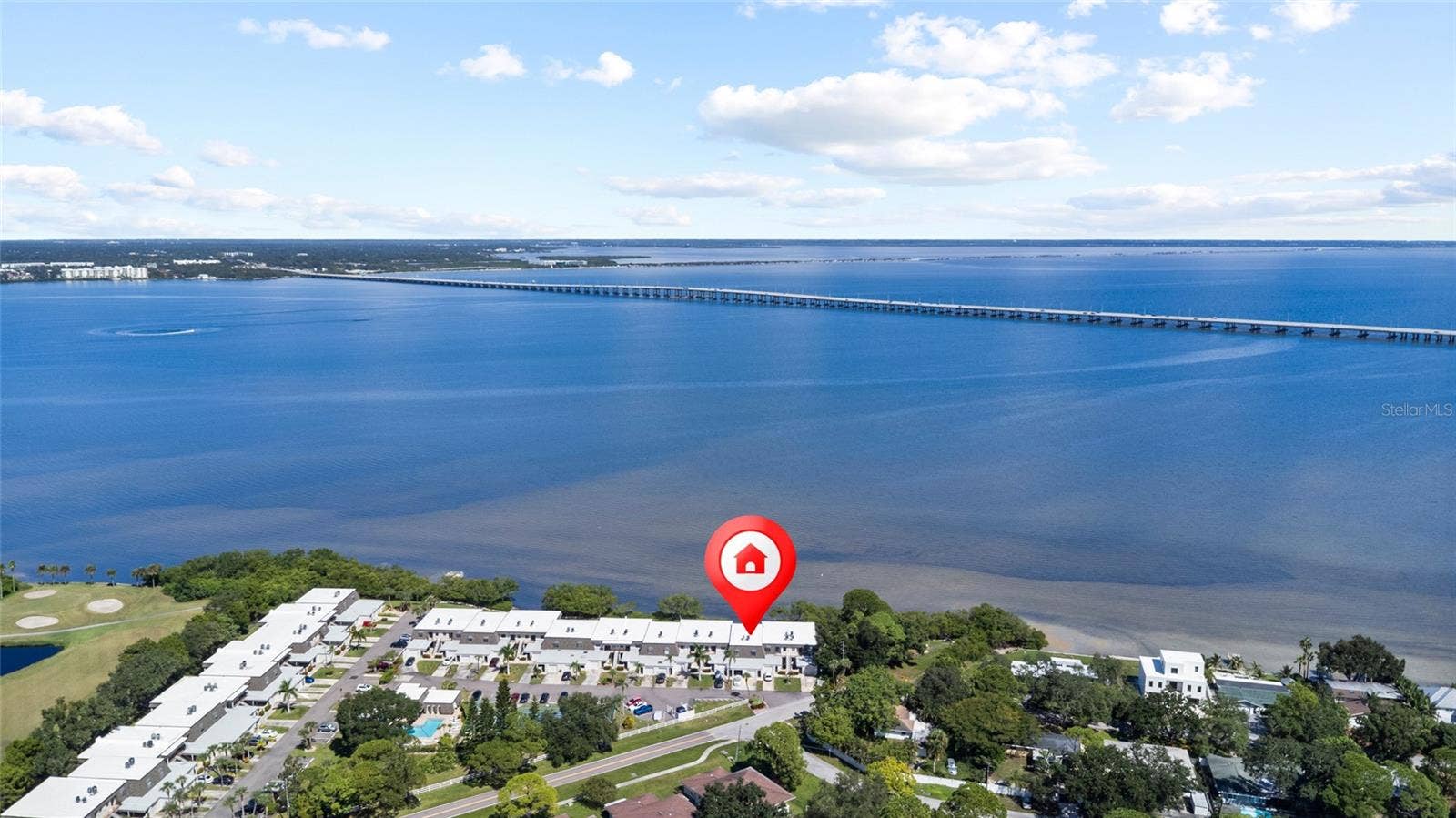 2980 HAINES BAYSHORE ROAD, #105, Clearwater, FL 33760 Location of the condo - look at those views
