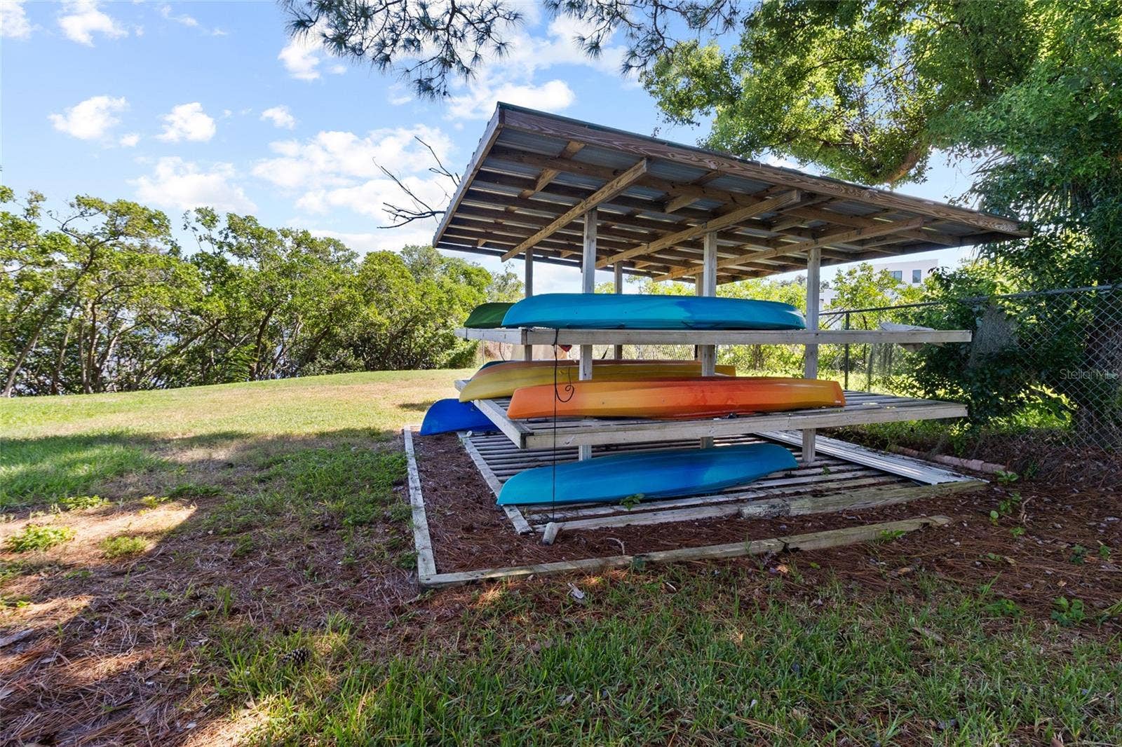 2980 HAINES BAYSHORE ROAD, #105, Clearwater, FL 33760 Kayak area and storage