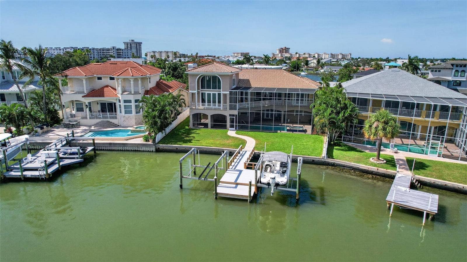 17021 DOLPHIN DRIVE, North Redington Beach, FL 33708 WATERFRONT VIEW OF HOME