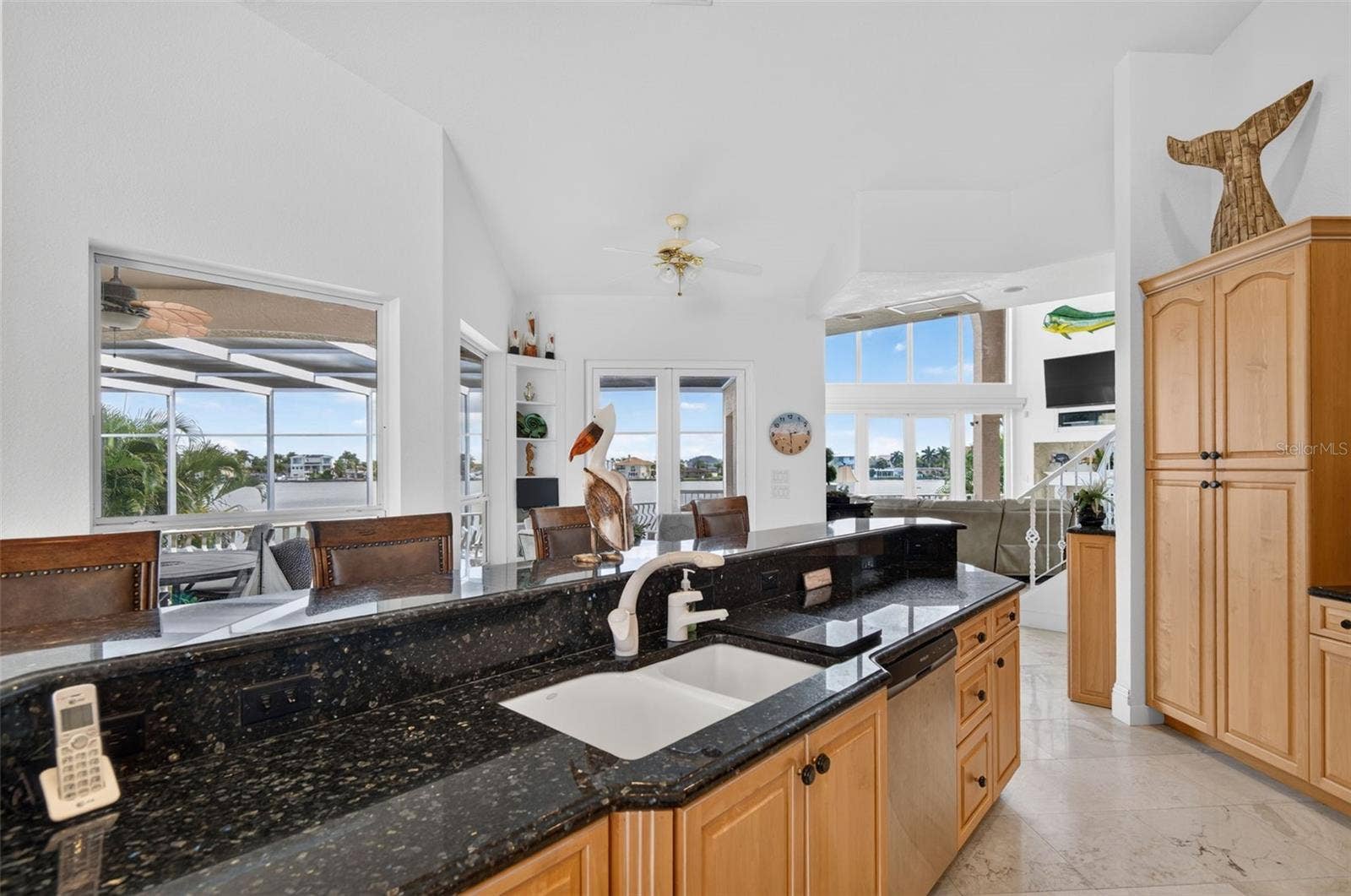 17021 DOLPHIN DRIVE, North Redington Beach, FL 33708 KITCHEN OPEN FOR ENTERTAINING
