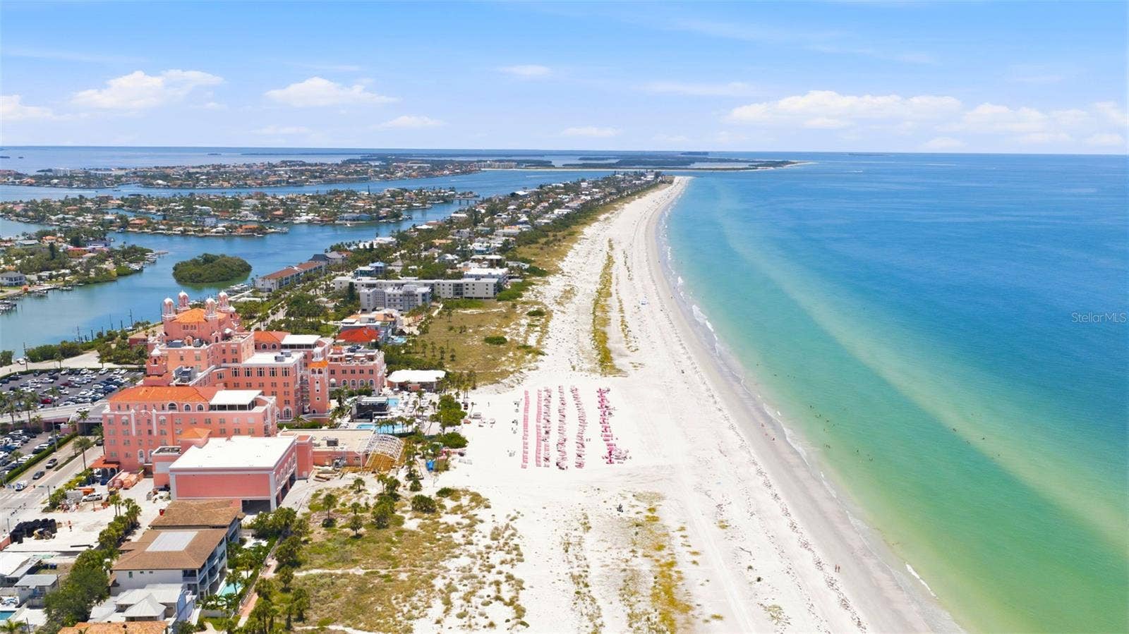 Local white sand beaches