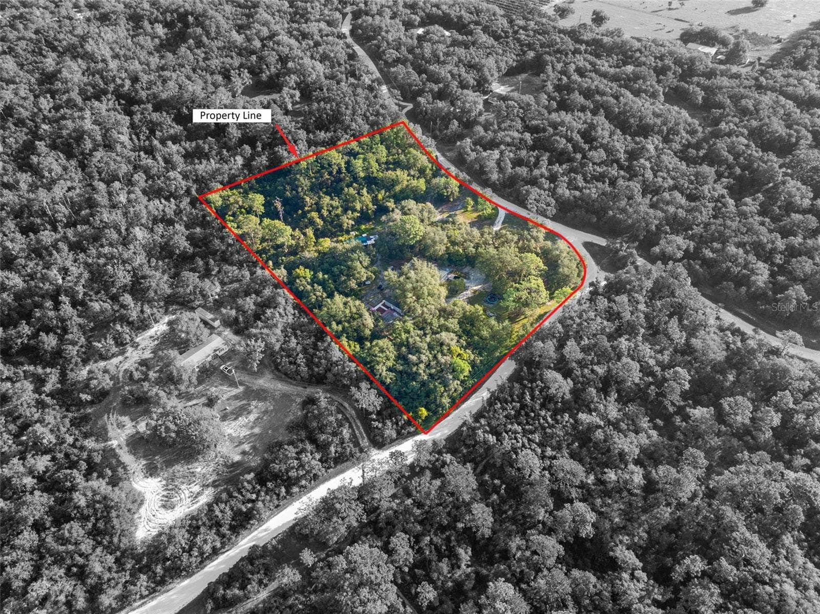 Aerial - 5 Acres