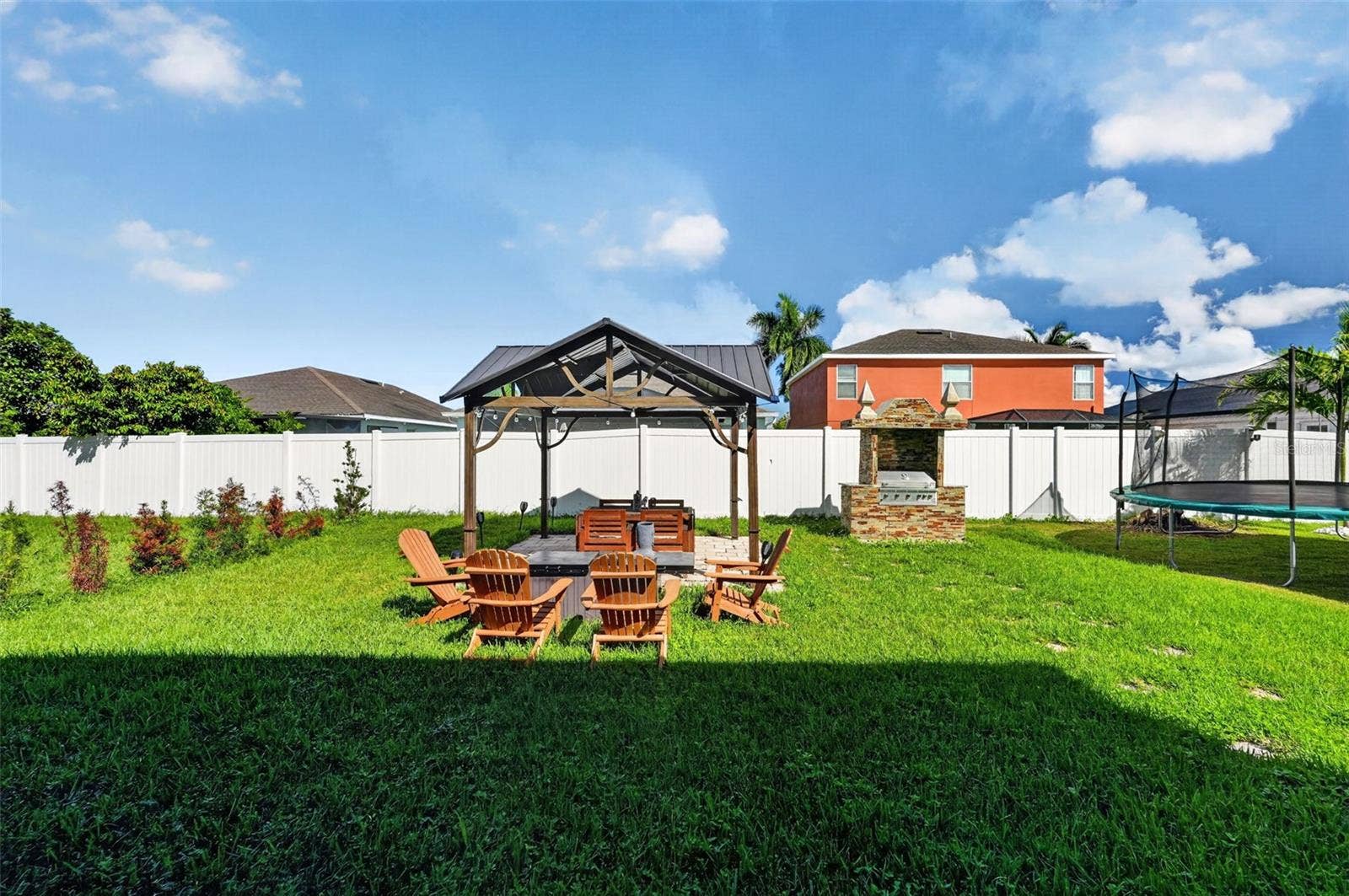 Backyard oasis