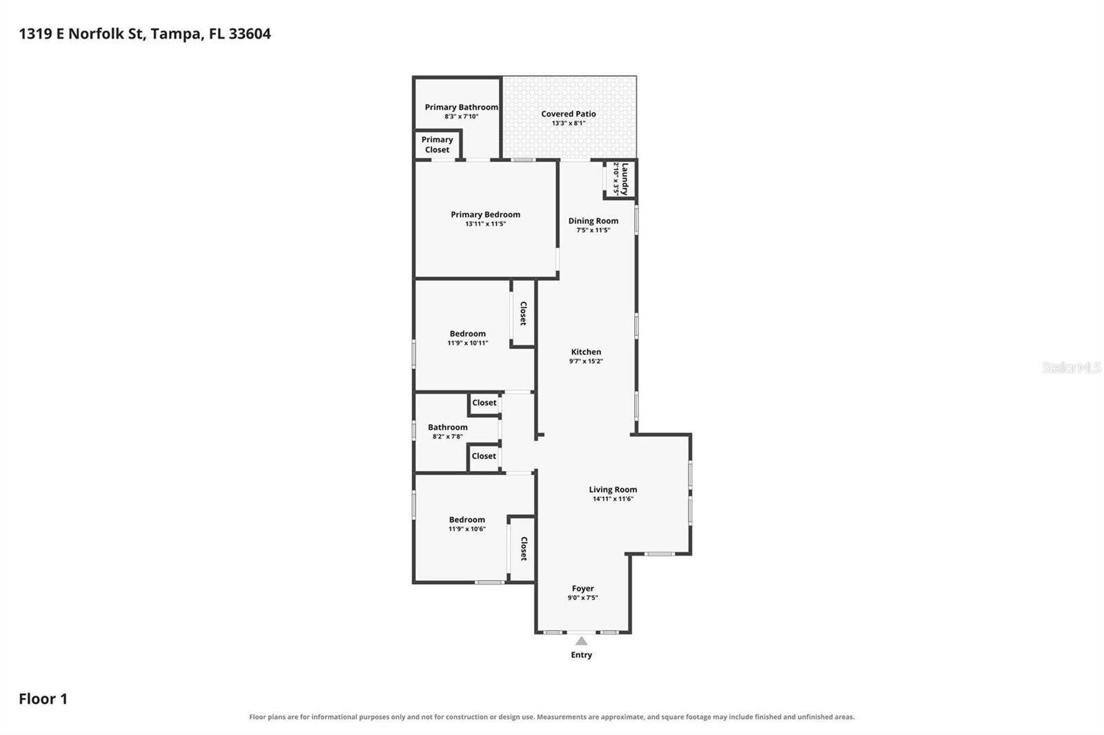 1319 E NORFOLK STREET, Tampa, FL 33604 1319 E NORFOLK STREET, Tampa, FL 33604