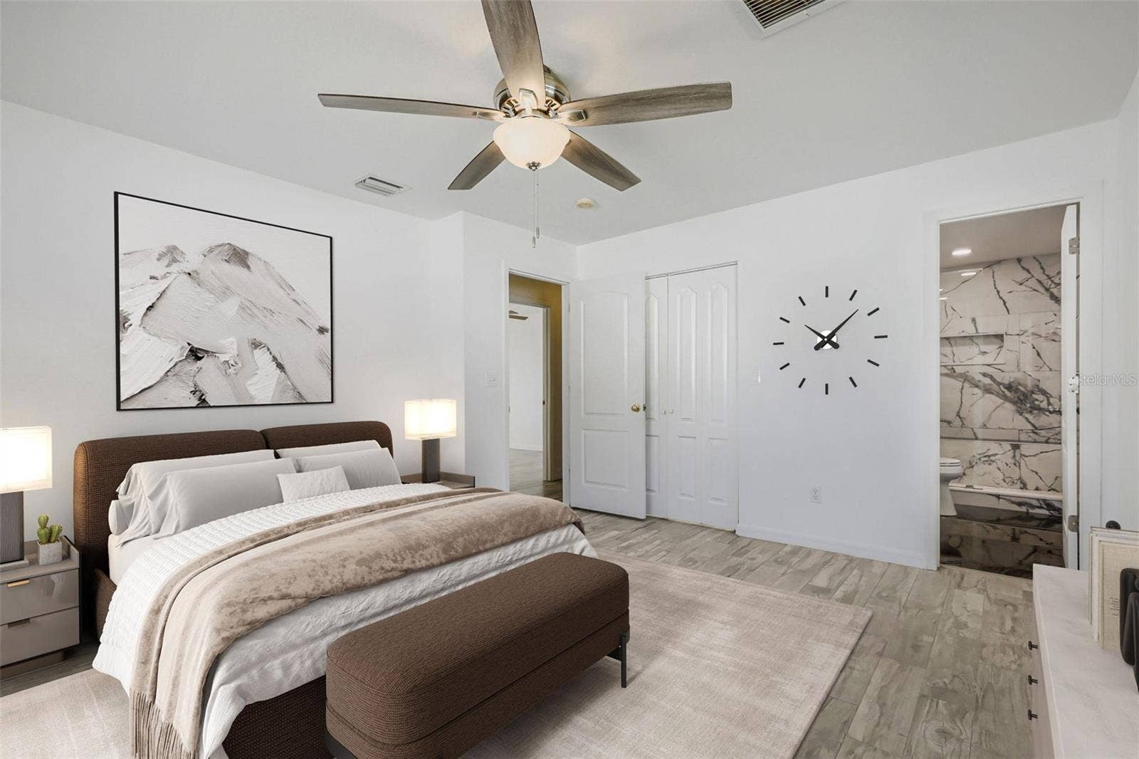 6053 28TH STREET S, St Petersburg, FL 33712 Primary Bedroom Virtually Staged