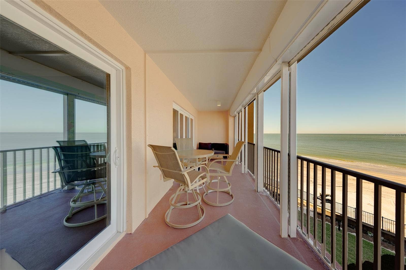 16600 GULF BOULEVARD, #433, North Redington Beach, FL 33708 Large Patio overlooking pool and gulf