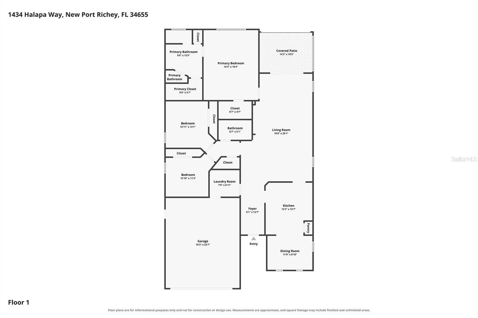 1434 HALAPA WAY, New Port Richey, FL 34655 1434 HALAPA WAY, New Port Richey, FL 34655