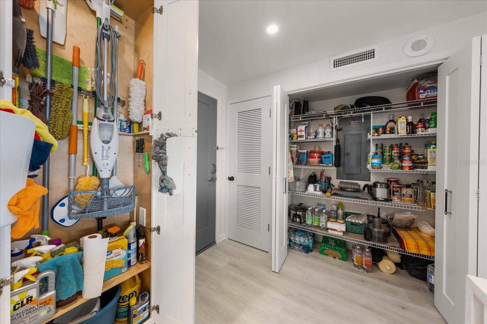 Storage space abounds in this unit.