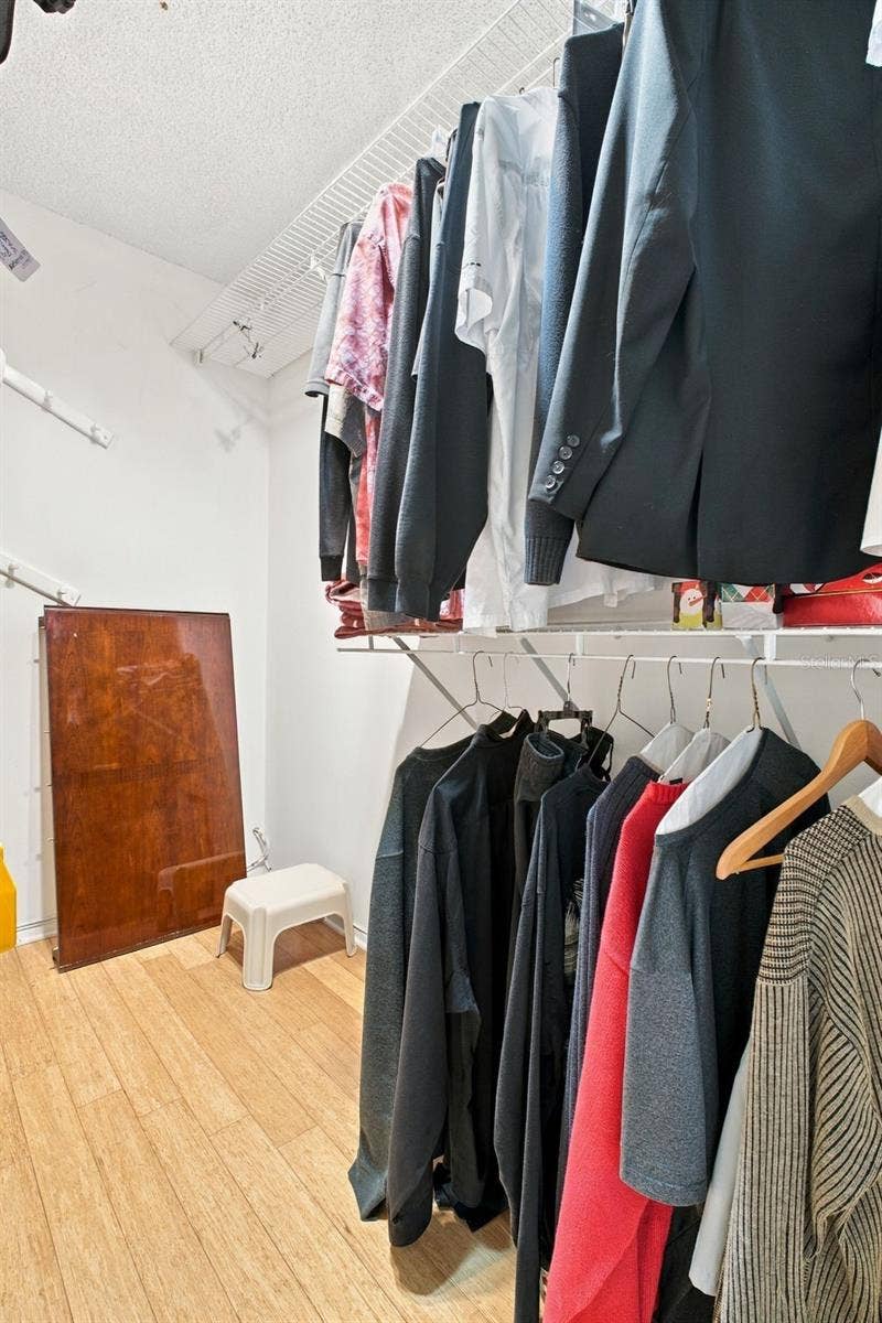 Not just one but TWO huge walk-in closets~