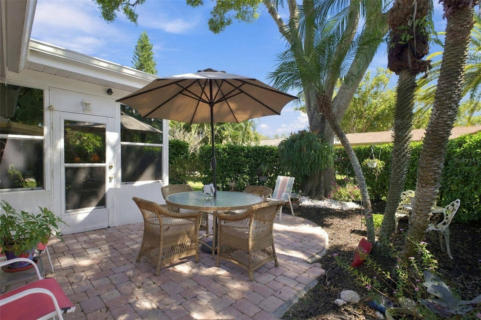 Big enough for your outdoor furniture & grill~