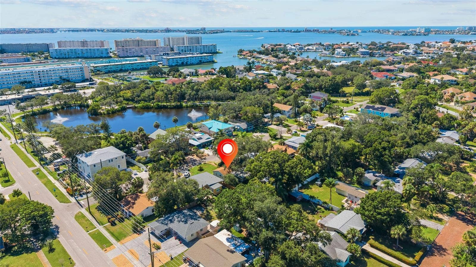 5819 27TH AVENUE S, Gulfport, FL 33707 Aerial Looking Southwest