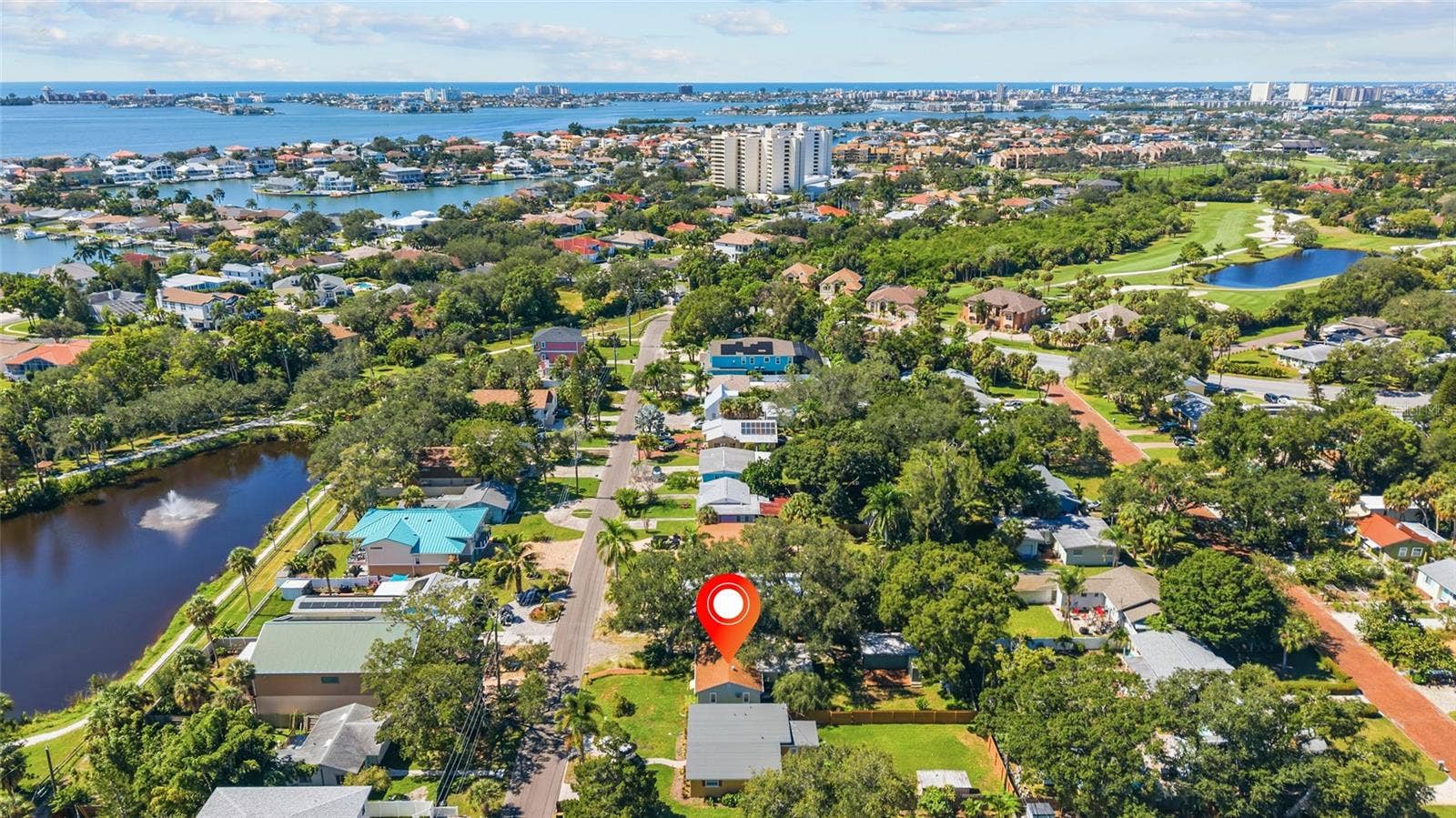 5819 27TH AVENUE S, Gulfport, FL 33707 Aerial Looking West