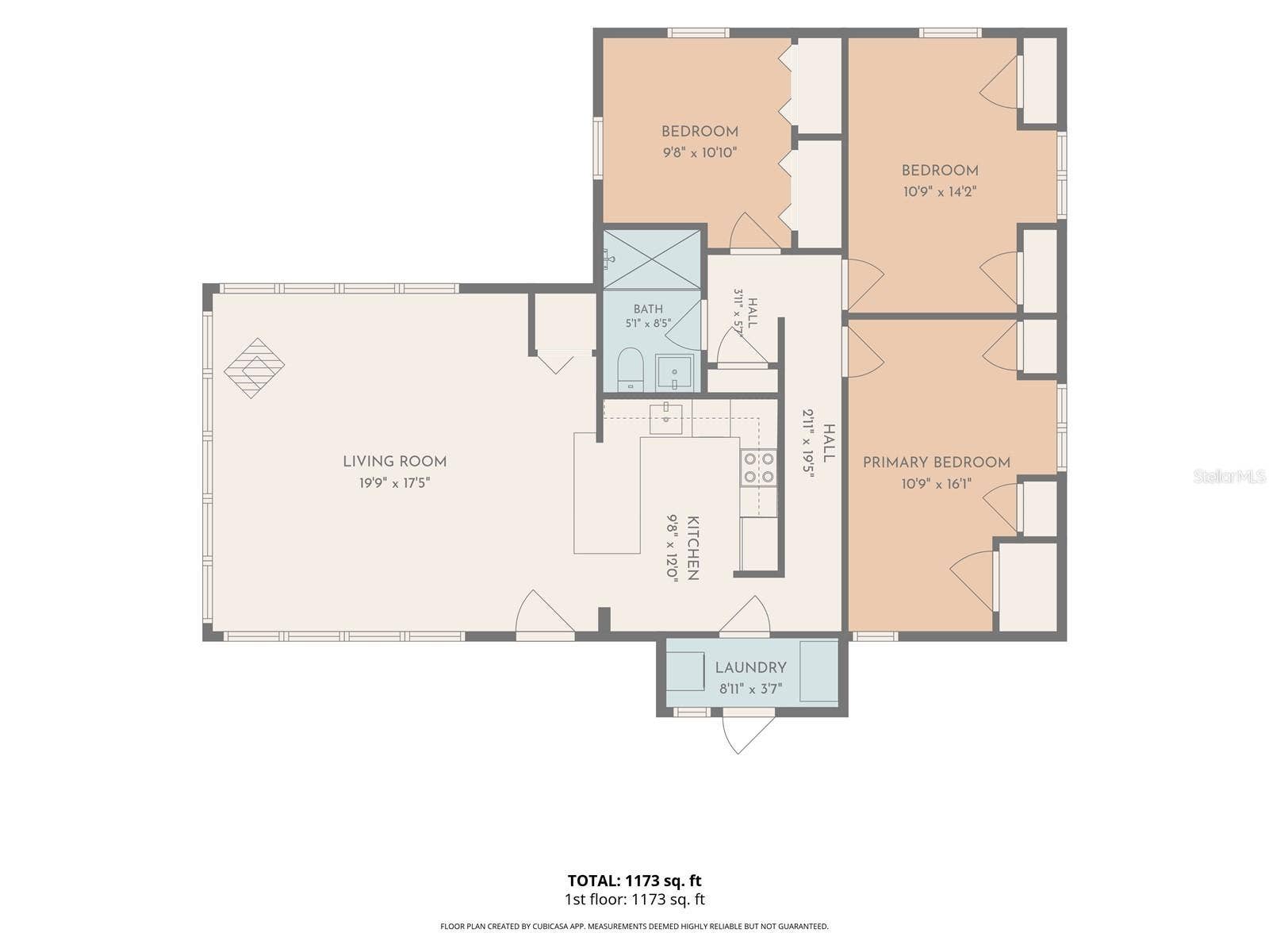 5819 27TH AVENUE S, Gulfport, FL 33707 Floor Plan