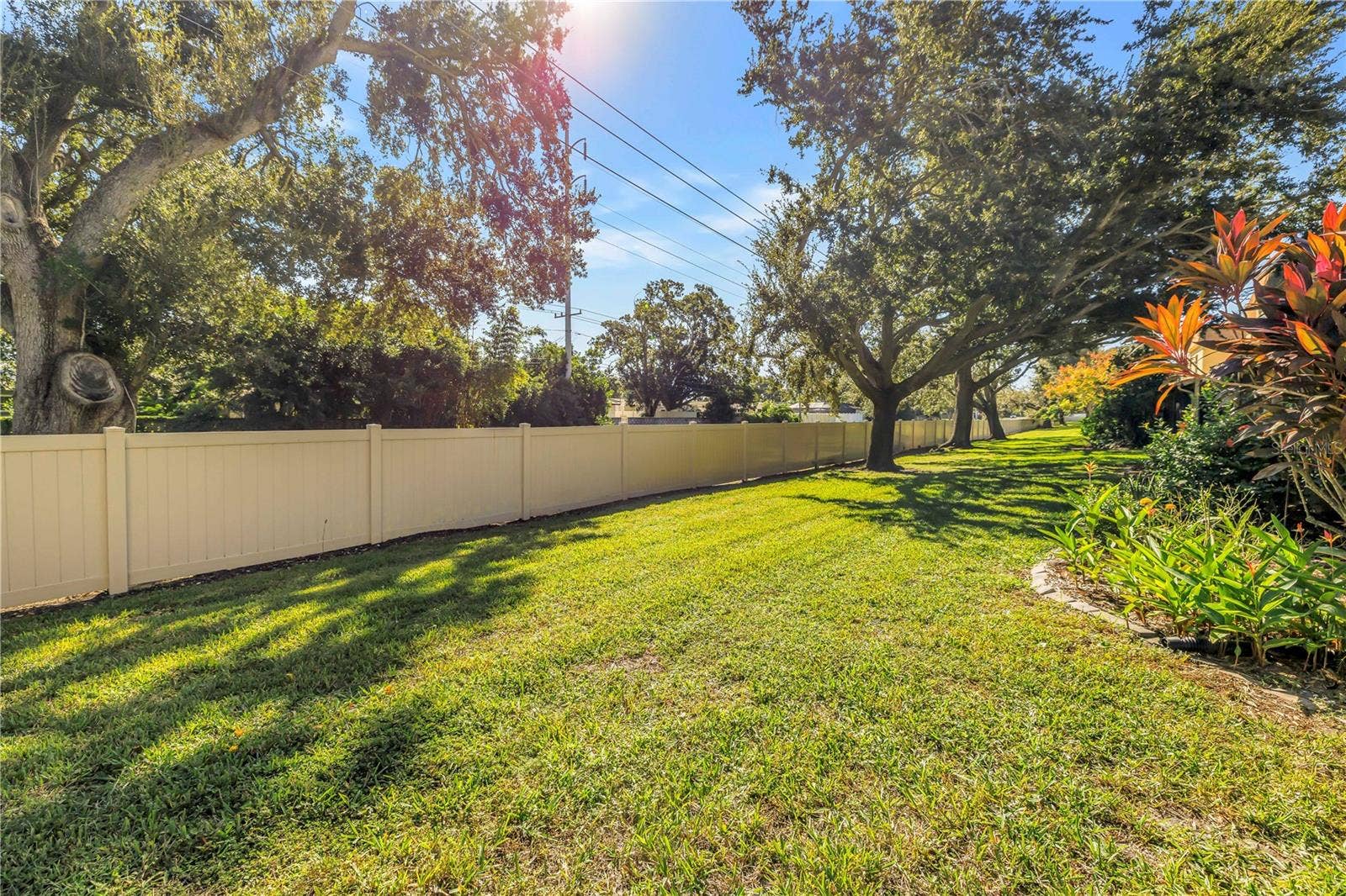 8473 17TH STREET N, St Petersburg, FL 33702 Lawn off of the Lanai
