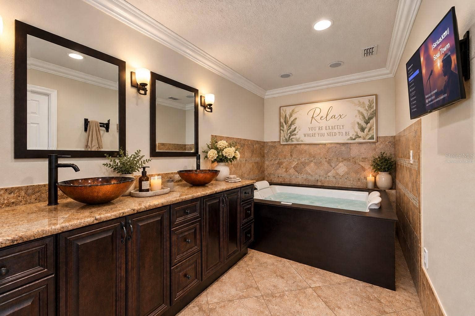 13087 LITTLE FARMS DRIVE, Spring Hill, FL 34609 Primary Bathroom Virtually Staged