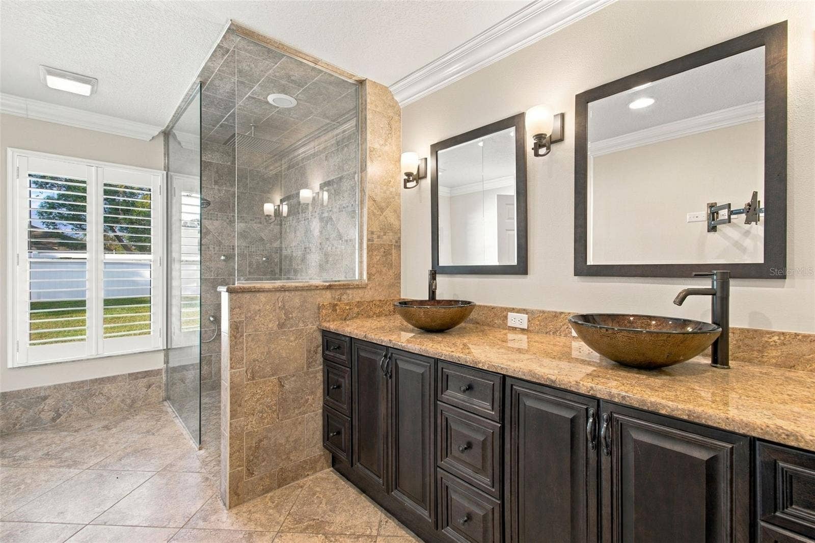 13087 LITTLE FARMS DRIVE, Spring Hill, FL 34609 Primary Bathroom Sink and Shower