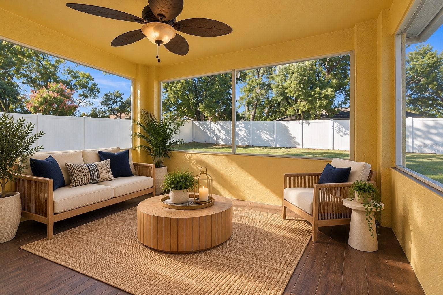 13087 LITTLE FARMS DRIVE, Spring Hill, FL 34609 Screened-In Lanai Virtually Staged