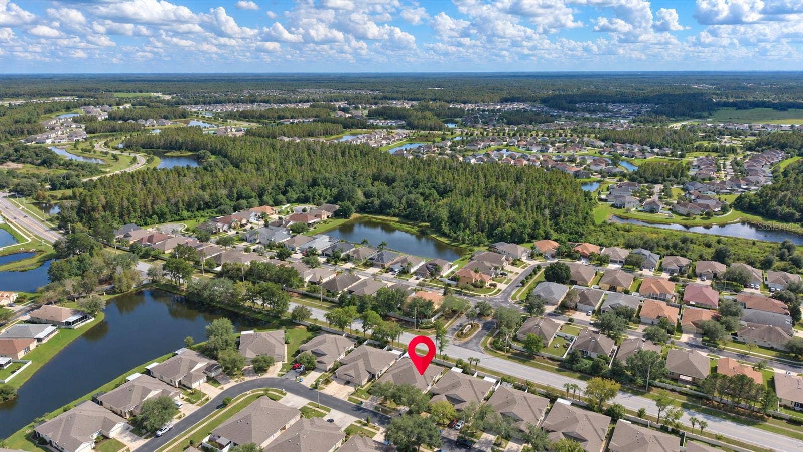 31421 SHAKER CIRCLE, Wesley Chapel, FL 33543 Aerila View