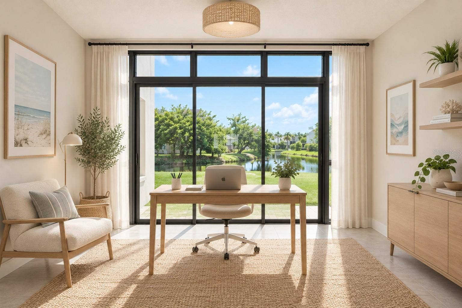 2460 HERON TERRACE, #102E, Clearwater, FL 33762 Virtually Staged - Sunroom/Office/Den...many options!