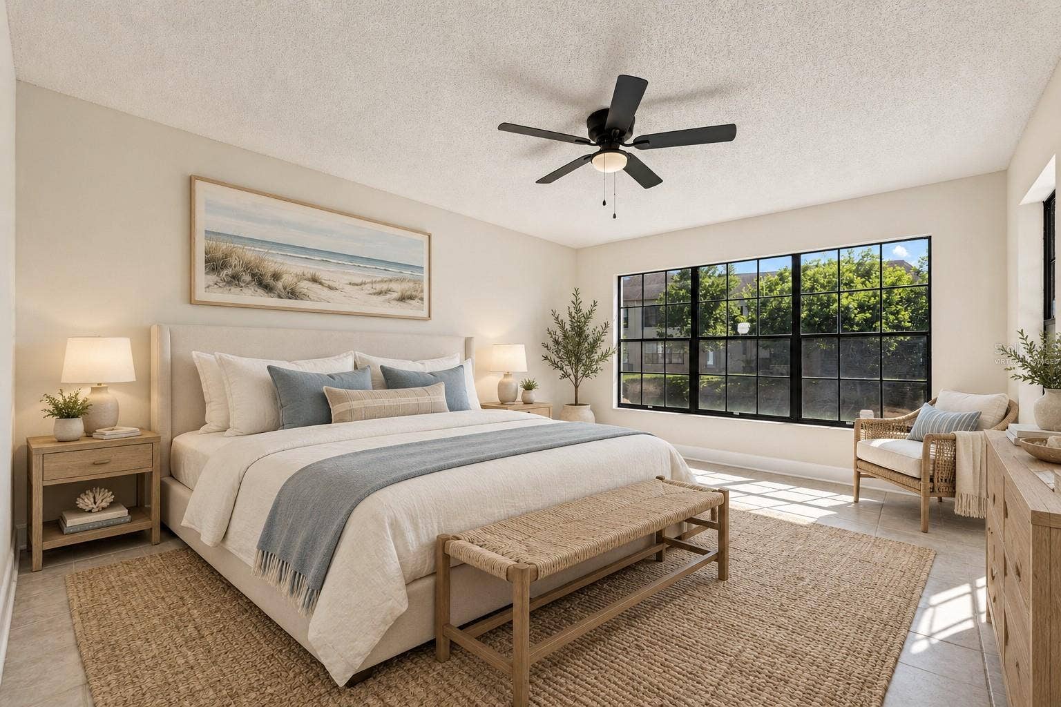 2460 HERON TERRACE, #102E, Clearwater, FL 33762 Virtually Staged - Primary Bedroom