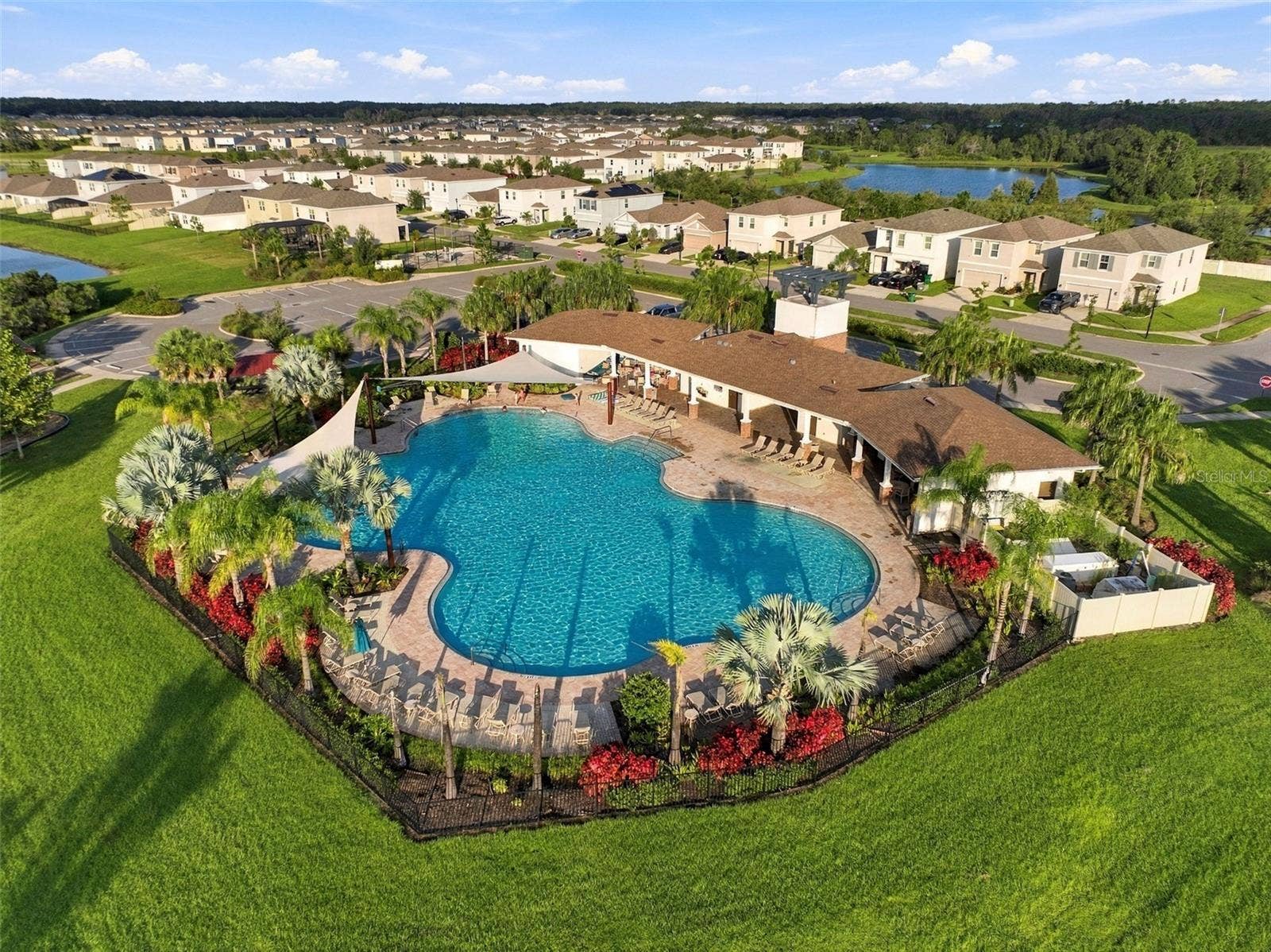 33310 MAJOR OAK DRIVE, Wesley Chapel, FL 33545 Resort- StyleCommunity Pool with Sun Deck and Lush Landscaping