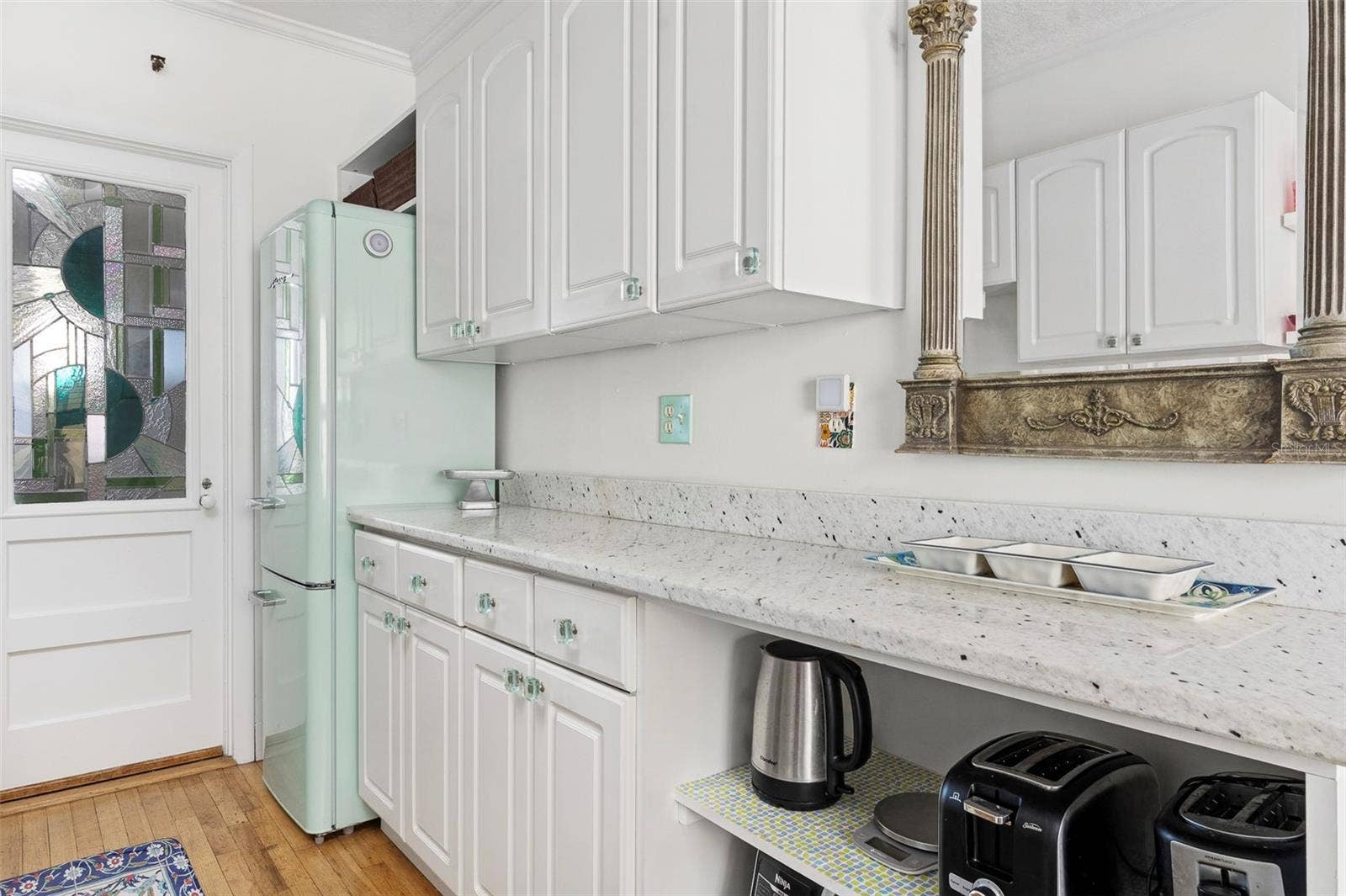 Great Prep Area and Cabinets