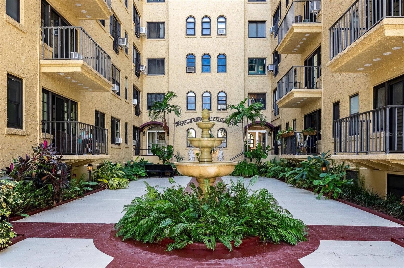 Beautiful Mediterranean Courtyard