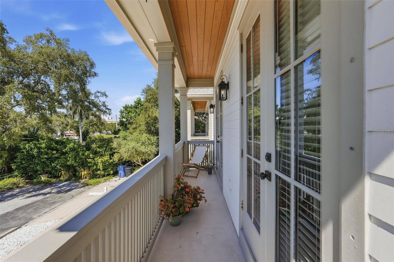 Front Porch overlooking Booker Creek