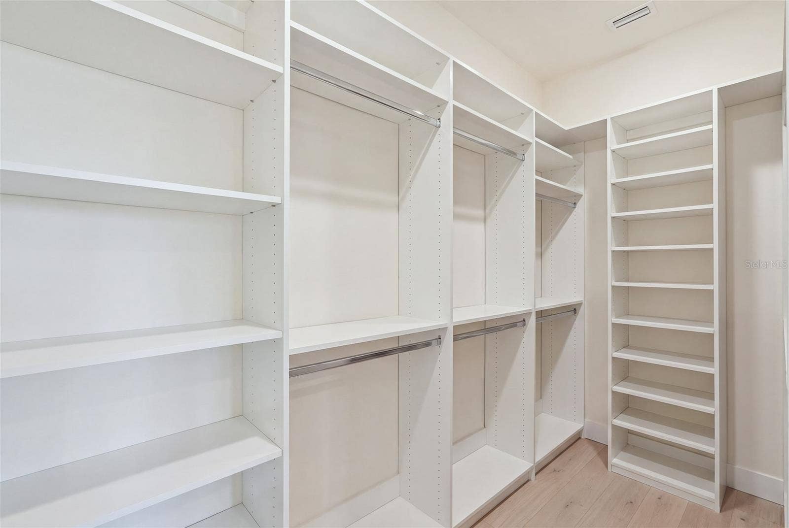 Built out closets
