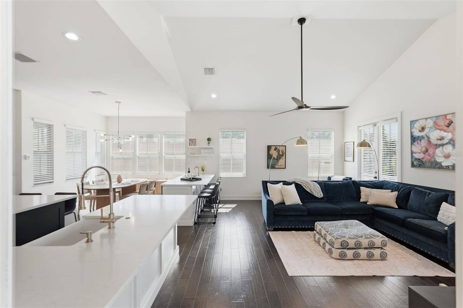 Kitchen and Living Room