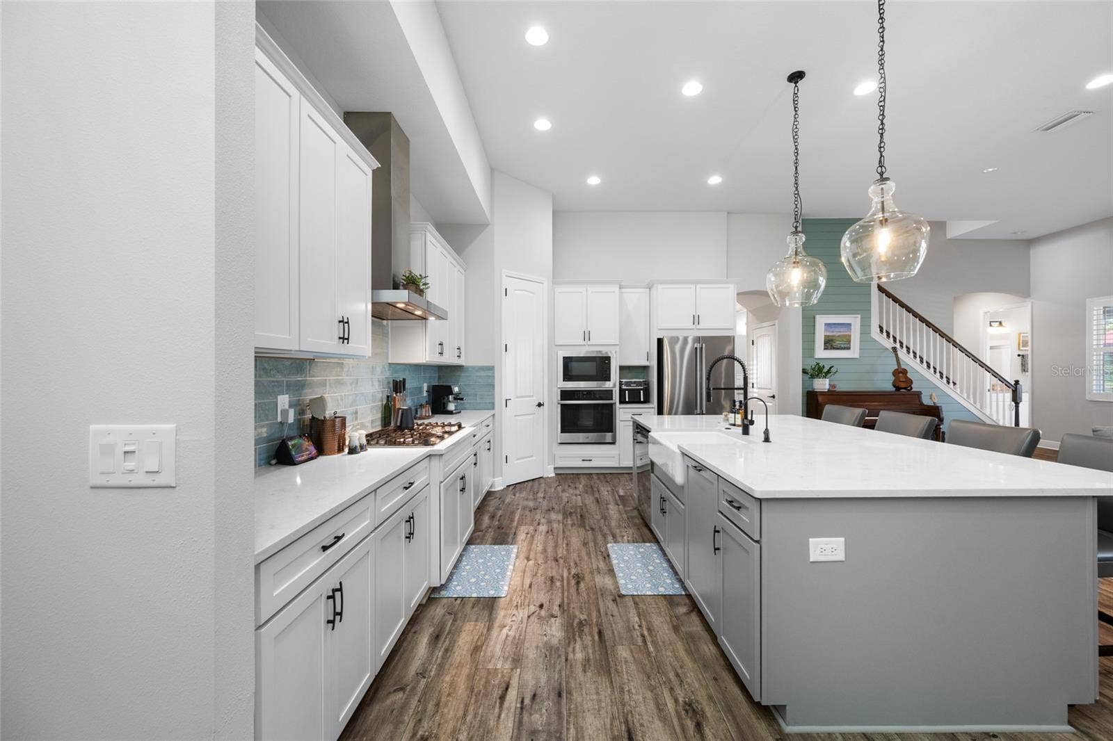 4161 GLADE WOOD LOOP, New Port Richey, FL 34655 12 Foot Ceilings and a 9 foot Island creates a truly Grand Kitchen