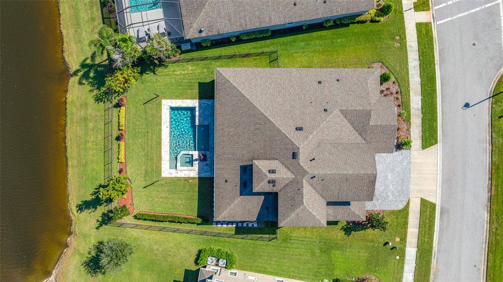 4161 GLADE WOOD LOOP, New Port Richey, FL 34655 Aerial view of home