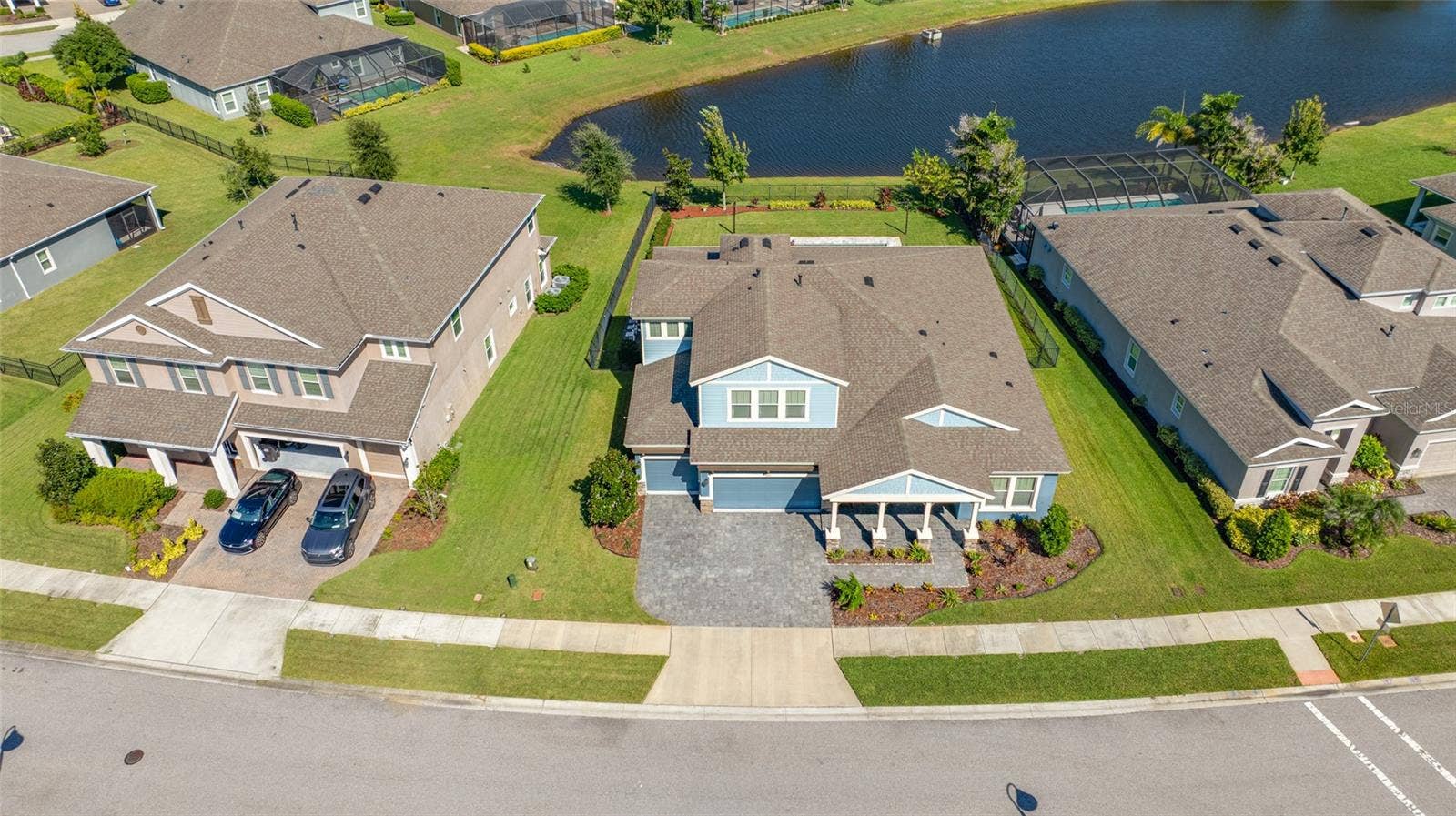 4161 GLADE WOOD LOOP, New Port Richey, FL 34655 Aerial view of front of home