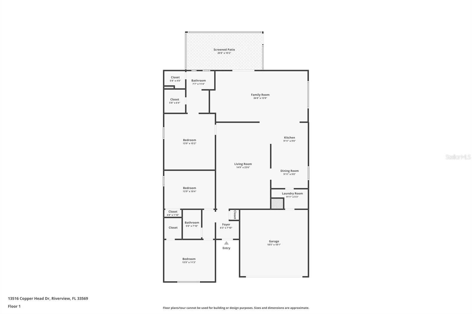 13516 COPPER HEAD DRIVE, Riverview, FL 33569 13516 COPPER HEAD DRIVE, Riverview, FL 33569
