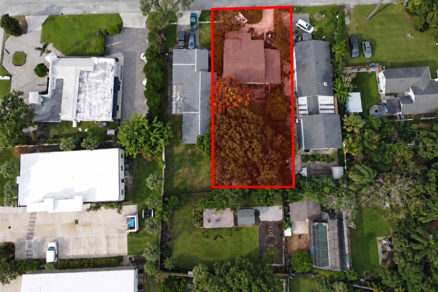 2640 BEVERLY AVENUE, Winter Park, FL 32789 Aerial view of lot