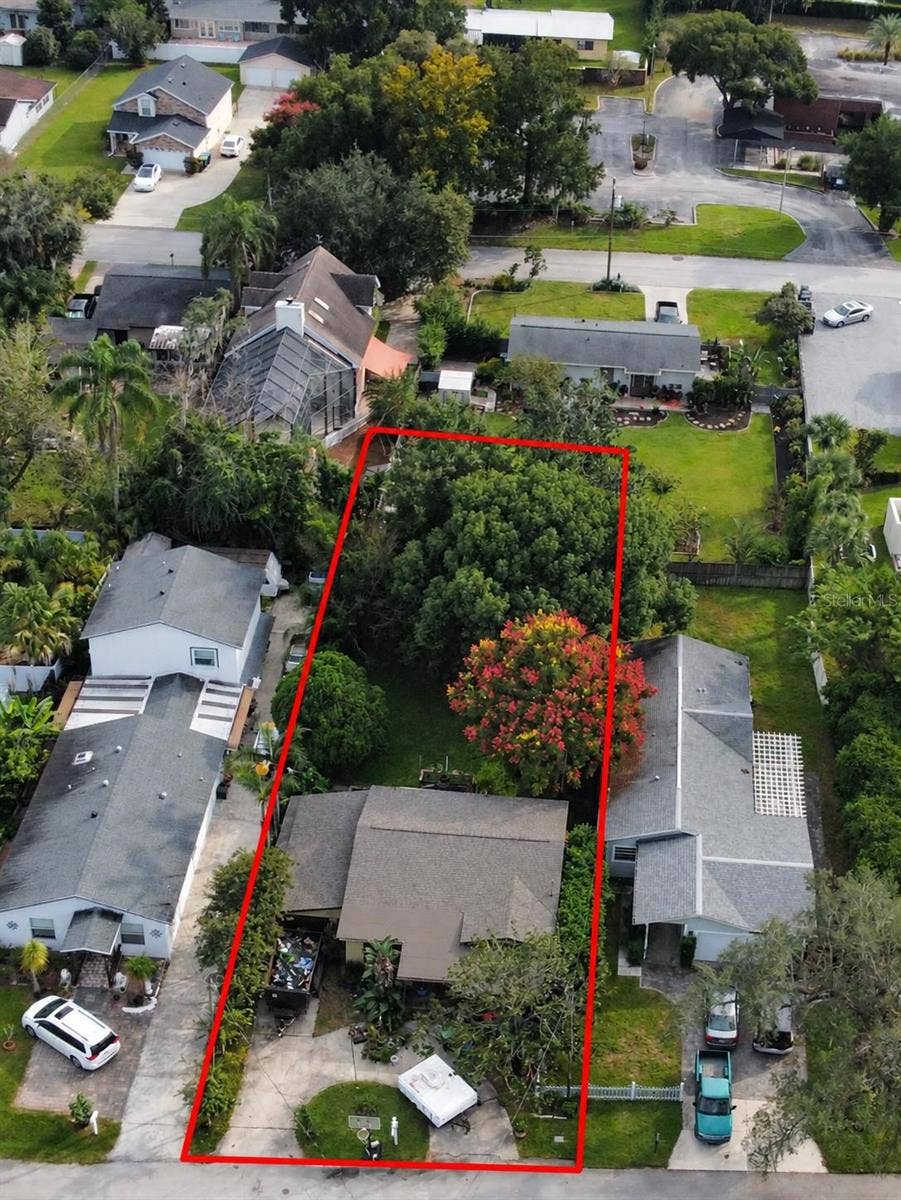 2640 BEVERLY AVENUE, Winter Park, FL 32789 Aerial view of lot