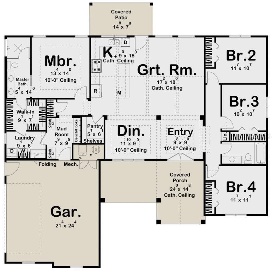 19002 FREYA LANE, Dade City, FL 33523 floorplan