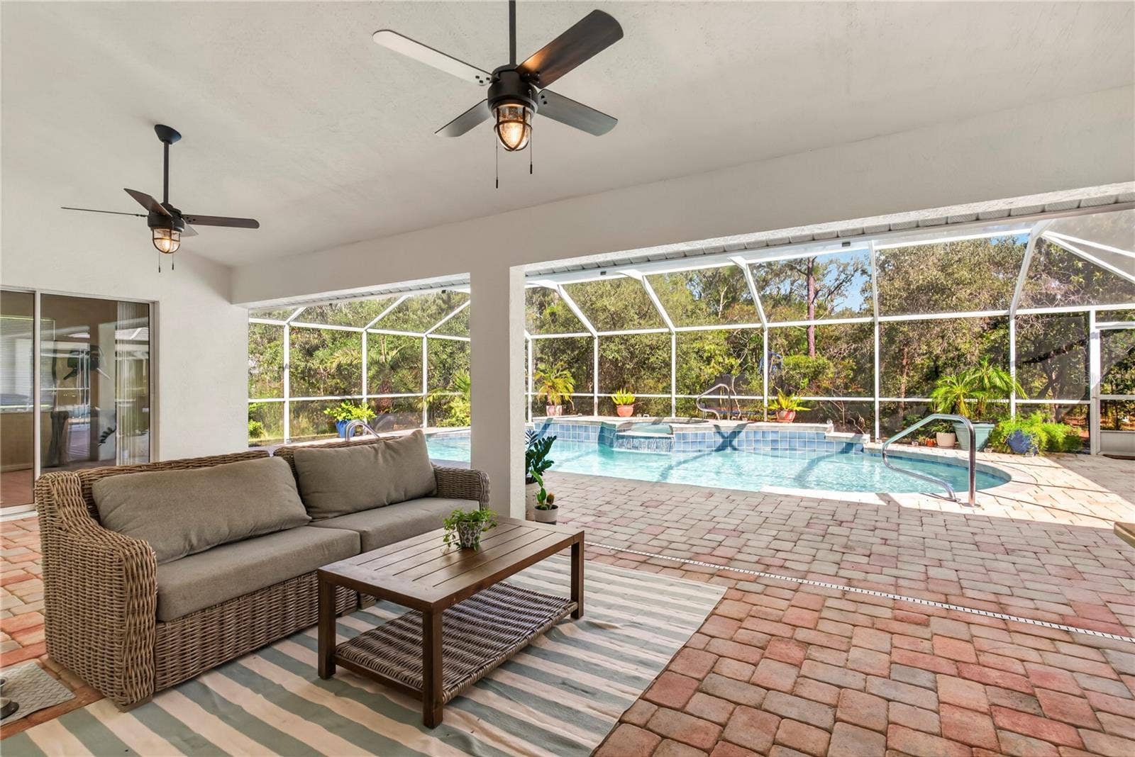 Beautiful Outdoor Living Area and Pool