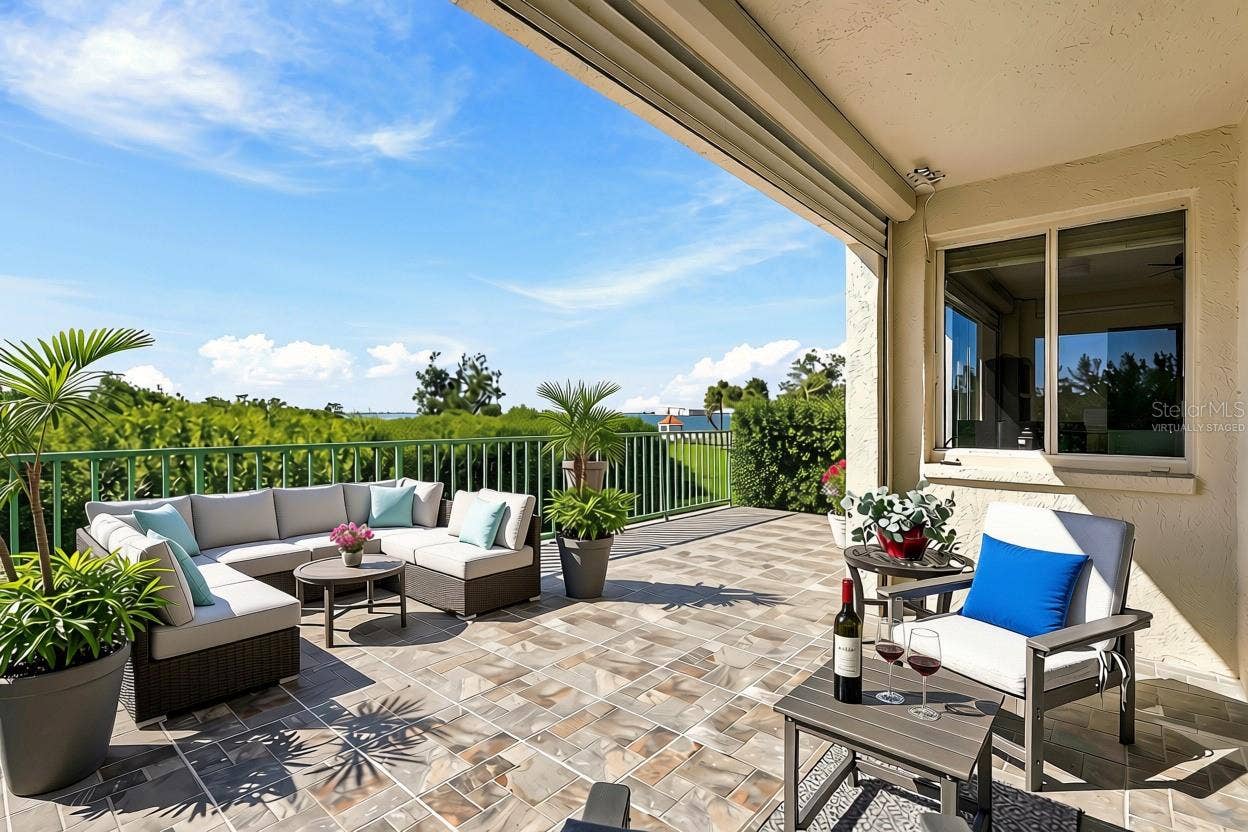 4780 DOLPHIN CAY LANE S, #102, St Petersburg, FL 33711 virtually staged partially, create your own outdoor oasis!