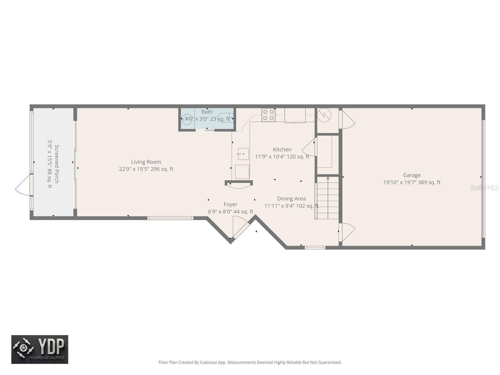 10313 WILLOW LEAF TRAIL, Tampa, FL 33625 1st Floor Floorplan