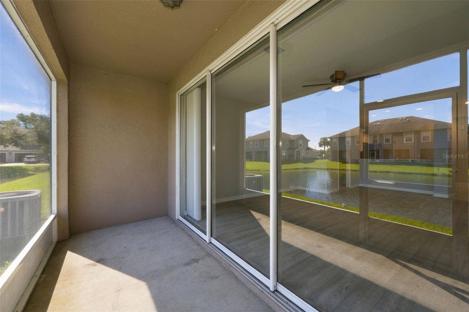 10313 WILLOW LEAF TRAIL, Tampa, FL 33625 Screened-In Patio View