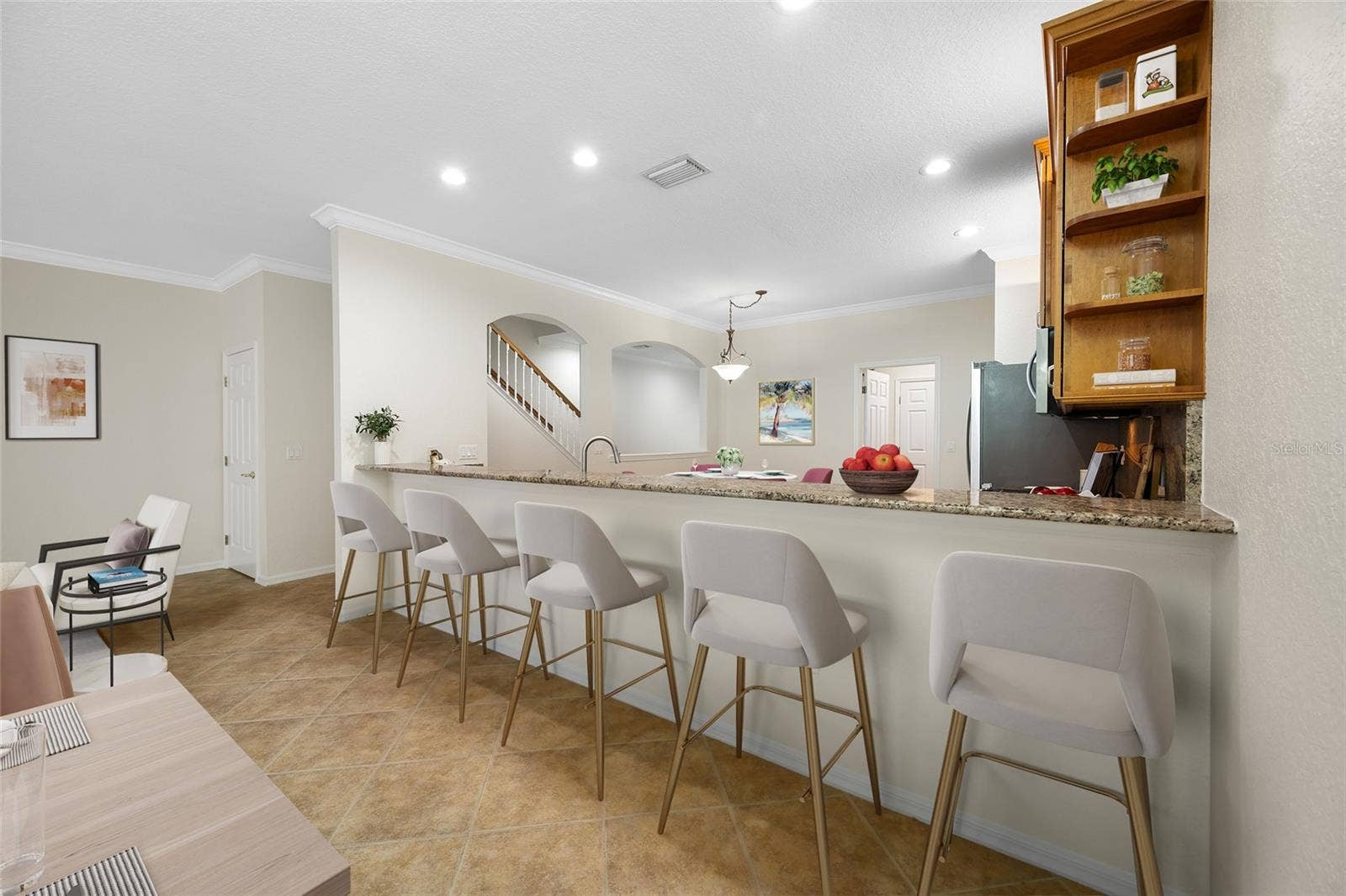 Virtual Staging Breakfast Bar!