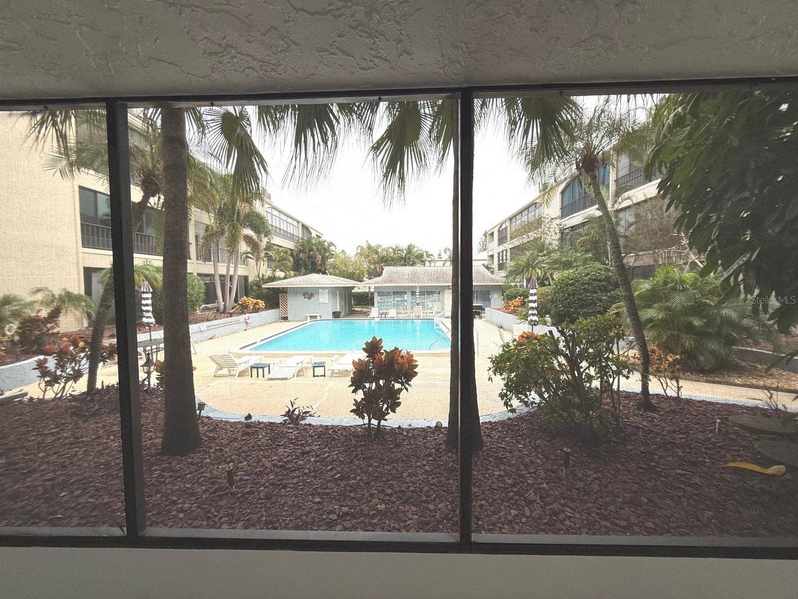 215 VALENCIA BOULEVARD, #107, Belleair Bluffs, FL 33770 POOL and GARDEN VIEW