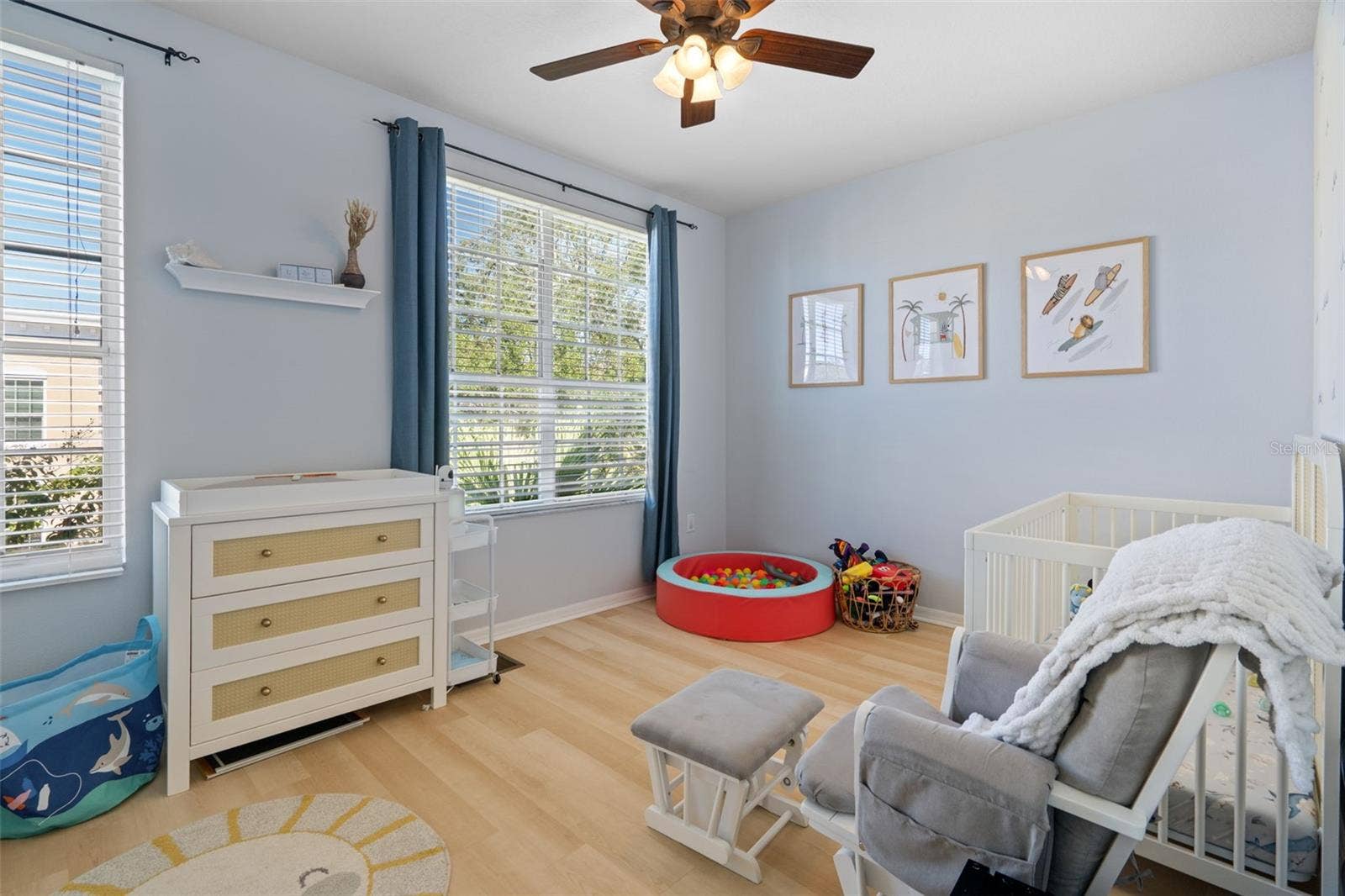 3181 BAYSHORE OAKS DRIVE, Tampa, FL 33611 Upstairs bedroom - window view